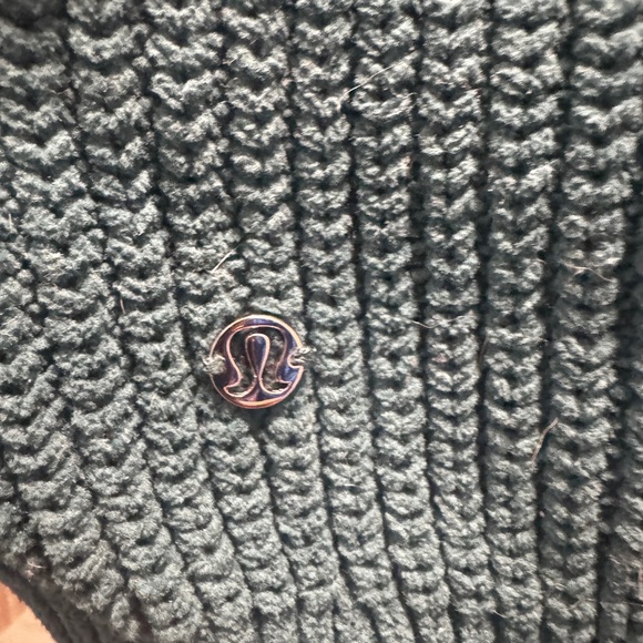 lululemon athletica Teal Cowl Neck Sweater - Picture 3 of 5